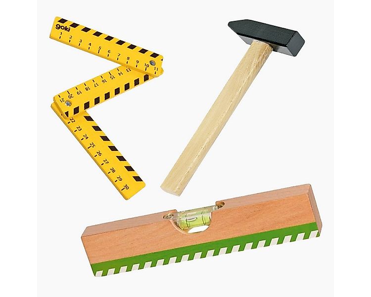 goki Spielwerkzeug Werkzeugset Maurer, (spar set, 3-tlg., spar set), Spiels günstig online kaufen