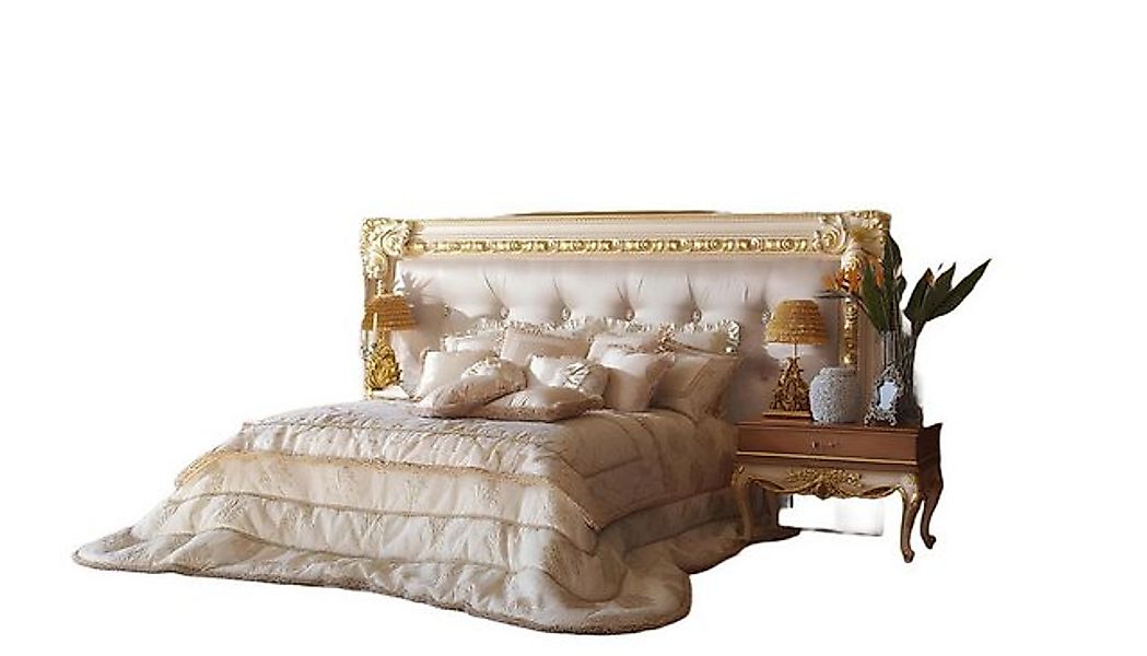 Xlmoebel Bett Luxuriöses Doppelbett Chesterfield Italienische Möbel (1-tlg. günstig online kaufen