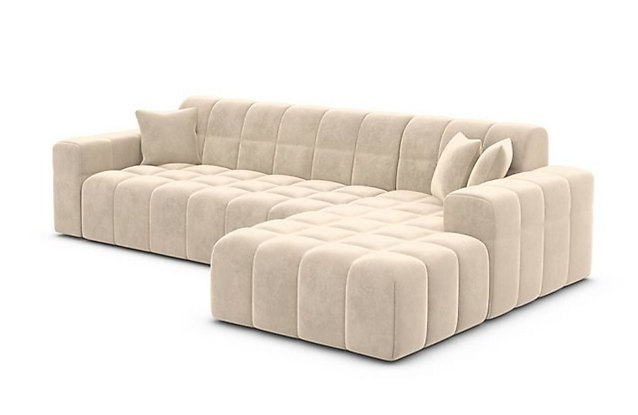 Sofa Dreams Ecksofa Ibiza L Form kurz Stoff, Ottomane - Ausrichtung wählbar günstig online kaufen