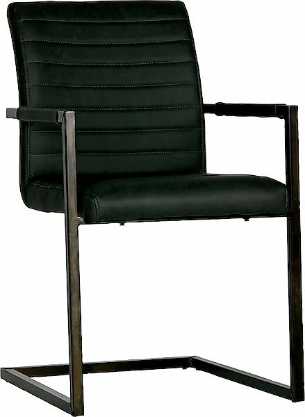 WOOOD Esszimmerstuhl »BASS«, 2 St., Kunstleder, Freischwinger, Breite 54 cm günstig online kaufen