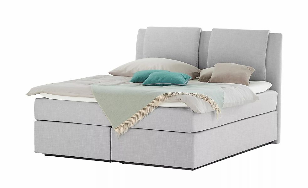 Wohnwert Boxspringbett  Dormian Saman ¦ grau ¦ Maße (cm): B: 180 H: 127 Bet günstig online kaufen