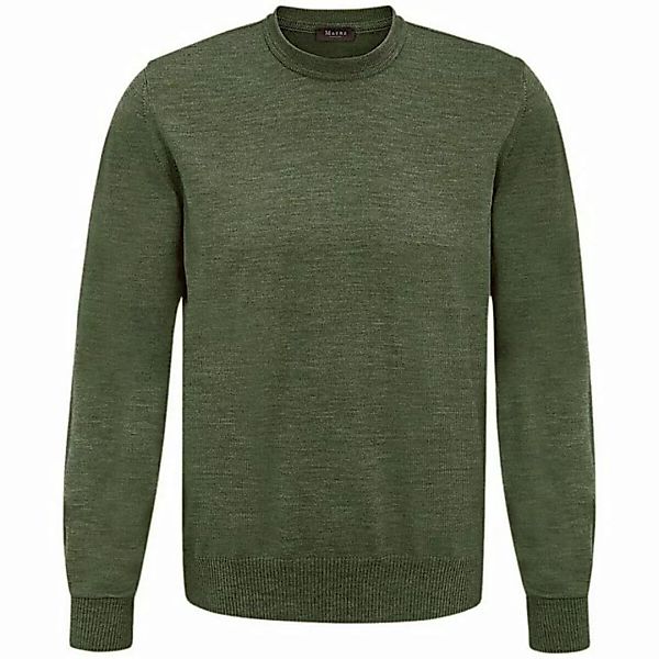 MAERZ Muenchen Strickpullover MAERZ Rundhals Pullover grün günstig online kaufen