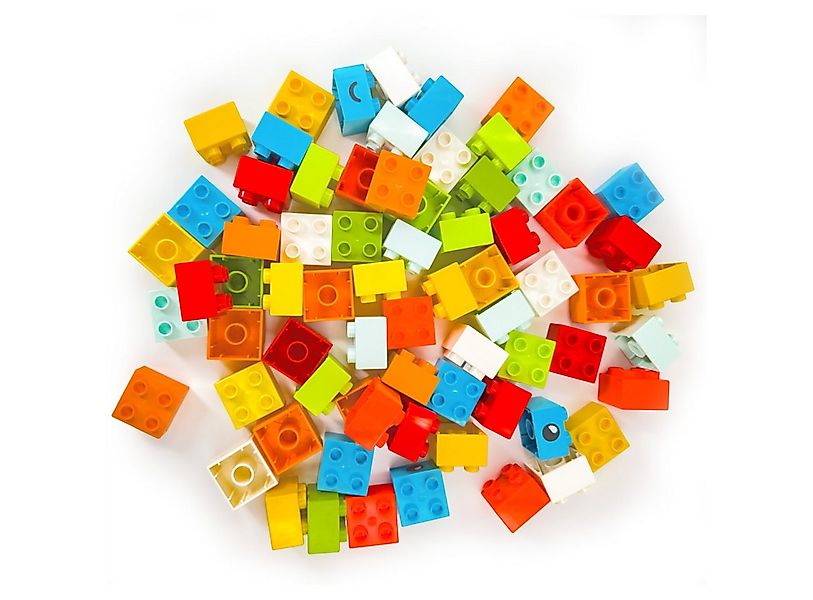 LEGO® LEGO Duplo: 2x2 Bausteine, bunt gemischt, 50x Spielbausteine günstig online kaufen