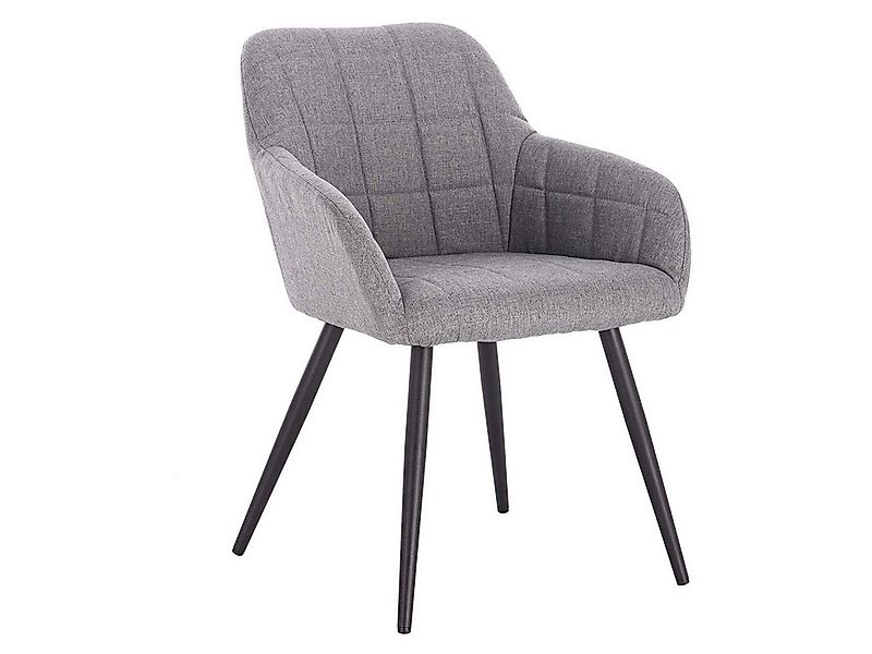 Woltu Esszimmerstuhl (1 St), Polsterstuhl mit Armlehne, Metallbeine günstig online kaufen
