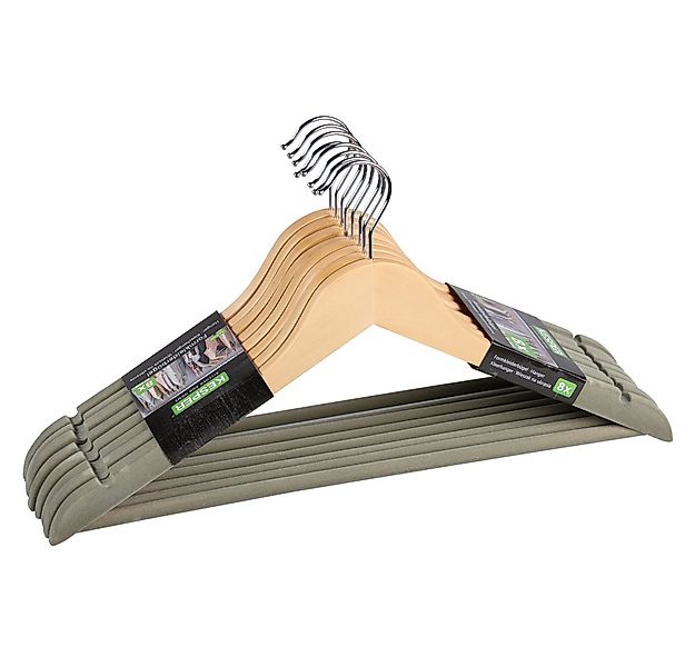 KESPER® Kleiderbügel Formkleiderbügel, 8er Set, FSC, (Set, 8-tlg), mit ruts günstig online kaufen