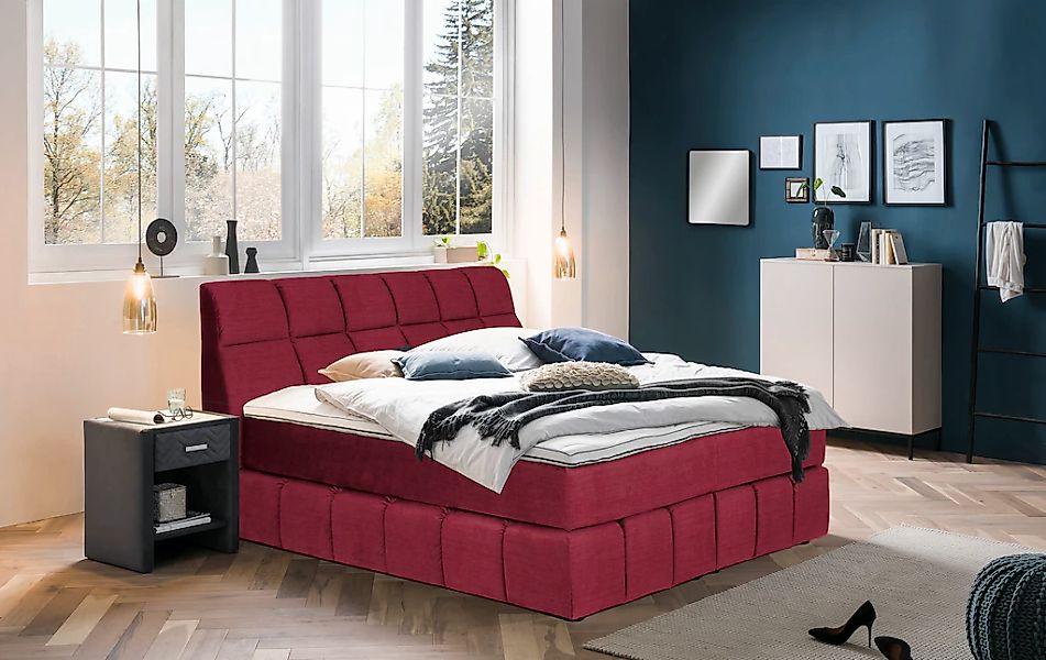Home affaire Boxspringbett "Paxton" Neue Toppervarianten günstig online kaufen