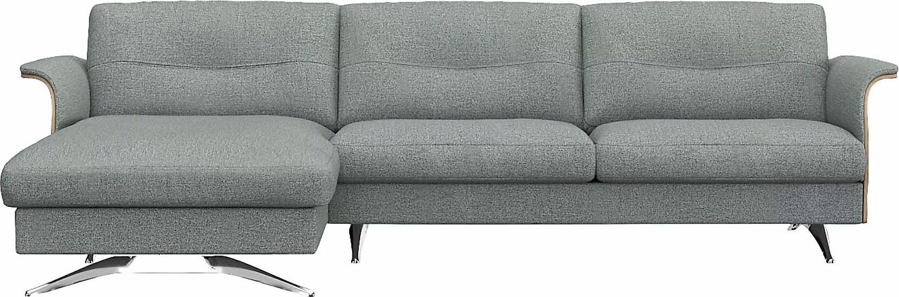 FLEXLUX Ecksofa »Glow bequem und komfortabel durch hochwertigen Sitzaufbau, günstig online kaufen