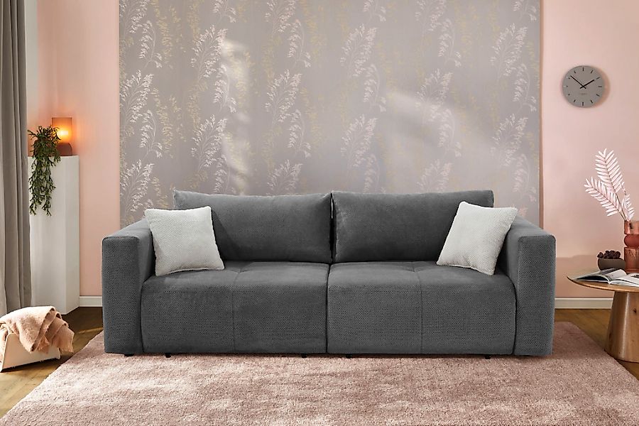 Jockenhöfer Gruppe Big-Sofa "Relax" Gästebettfunktion, Bettkasten, Sitzelem günstig online kaufen