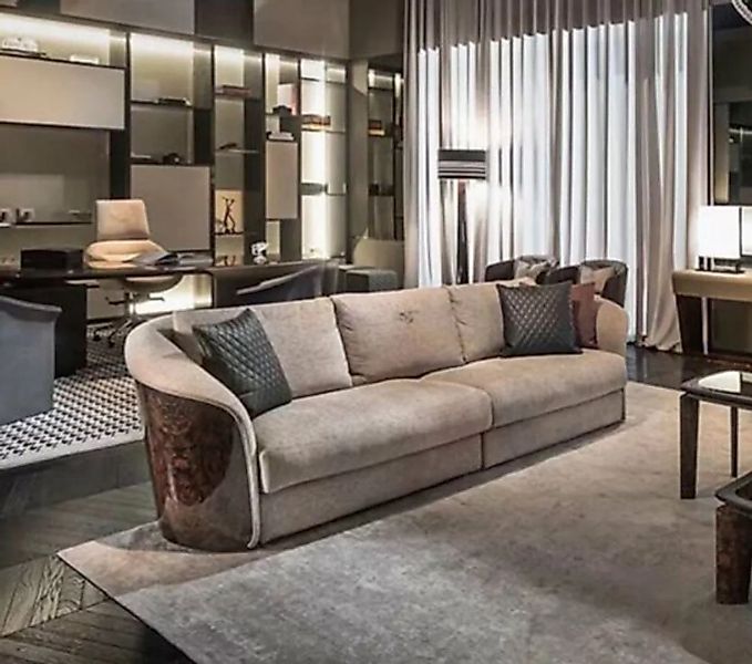 JVmoebel 3-Sitzer Brauner Dreisitzer Couch Polster Design Sofa Moderne 3er, günstig online kaufen