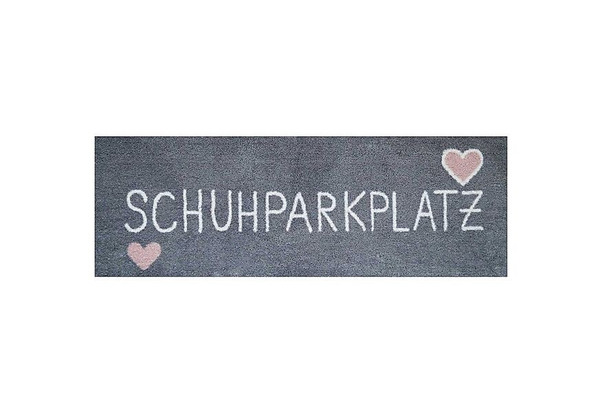 Akzente Feel Fußmatte Läufer klein 35x100 Schuhparkplatz grau, Läufer klein günstig online kaufen