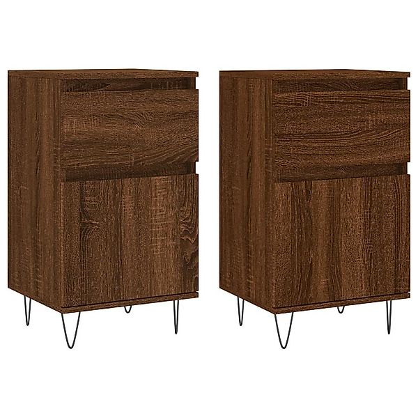 vidaXL Sideboard Sideboards 2 Stk. Braun günstig online kaufen