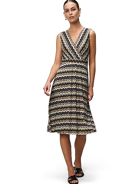 Zero Midikleid "zero Damen Sommerkleid Midikleid mit Zickzackmuster", Wicke günstig online kaufen