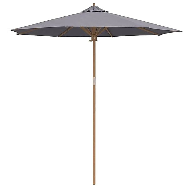vidaXL Gartenparasol Dunkelgrau 240 x 240 x 260 cm Bambus 4108087 günstig online kaufen