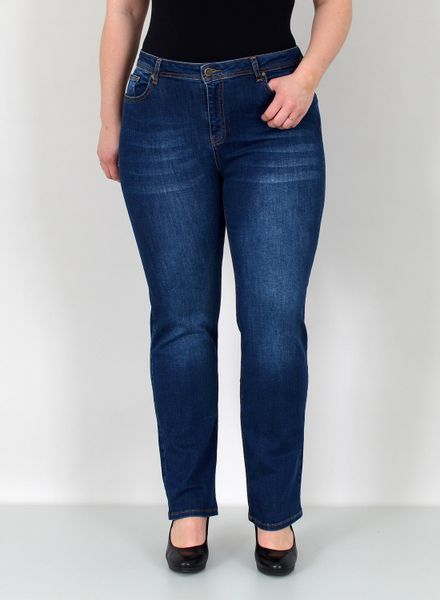 ESRA Straight-Jeans Damen Jeanshose Gerader Schnitt günstig online kaufen