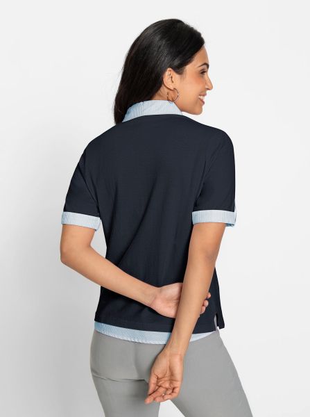 Inspirationen Poloshirt "Poloshirt" 1 Stk. tlg. günstig online kaufen