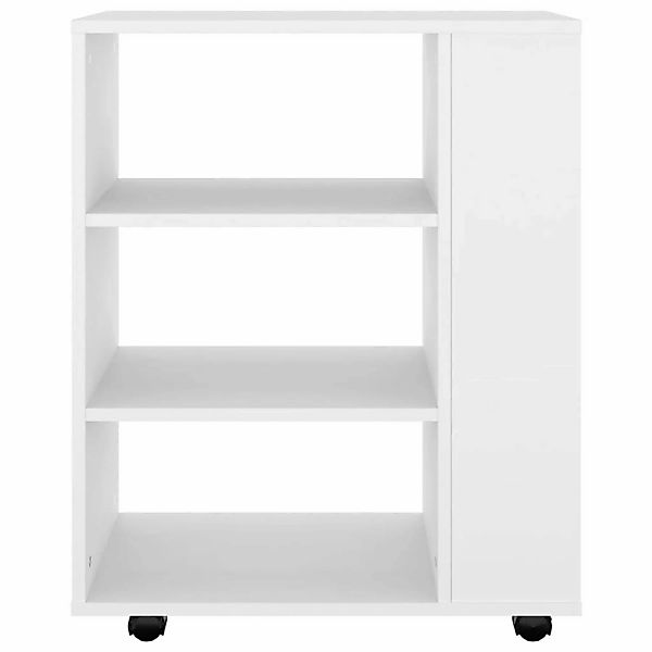 vidaXL Aktenschrank Rollschrank Weiß 60x35x75 cm Spanplatte günstig online kaufen