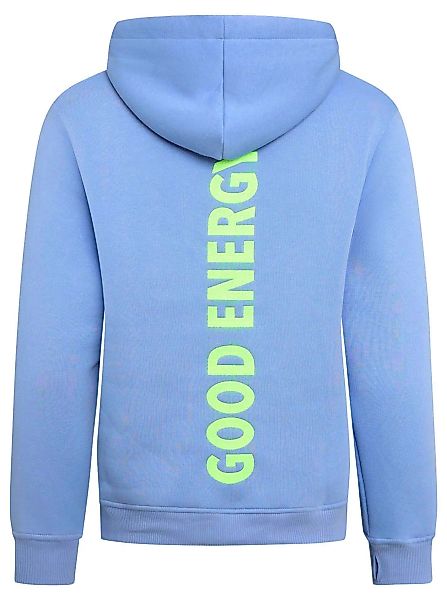 Zwillingsherz Sweatshirt, mit Kapuze, großer Frontprint, neonfarben günstig online kaufen