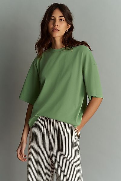 Next T-Shirt Kastiges Relaxed Fit Oversized-T-Shirt, günstig online kaufen