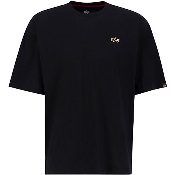 Alpha  T-Shirt 3D Small Logo T - black günstig online kaufen