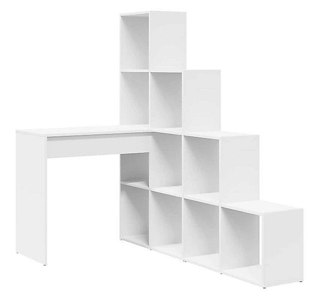 vidaXL Schreibtisch Eck-Schreibtisch Weiß 101,5 x 149,5 x 149,5 cm Holzwerk günstig online kaufen