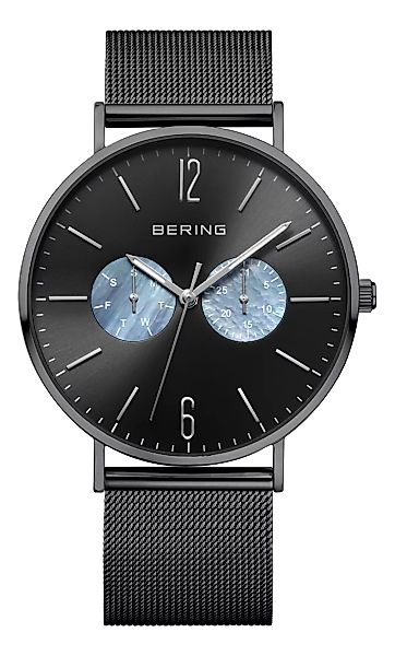 Bering Multifunktionsuhr mit Milanaise Armband 14240-123 Herrenuhr günstig online kaufen