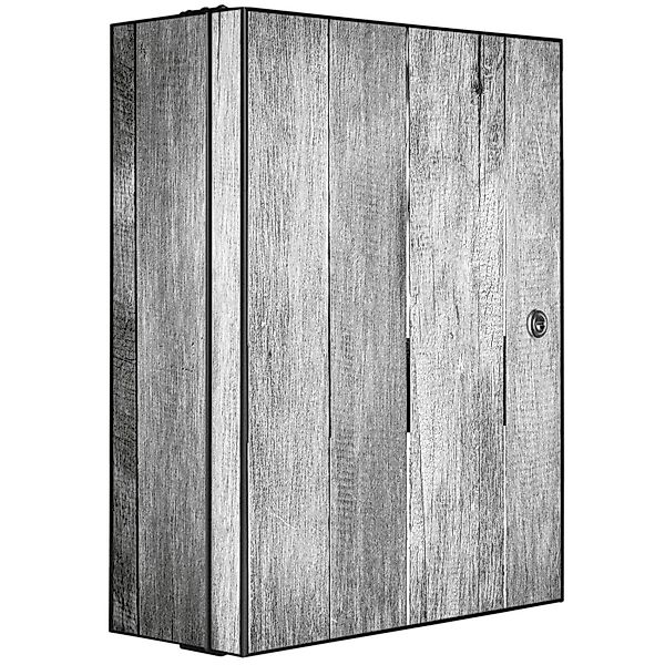 Banjado XXL Medizinschrank Abschliessbar 35x46x15cm Arzneischrank Anthrazit günstig online kaufen