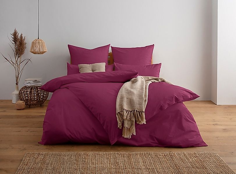 Home affaire Bettwäsche "Luisa" 2 tlg. NEUHEIT: 100% Baumwolle, ab Gr. 135x günstig online kaufen