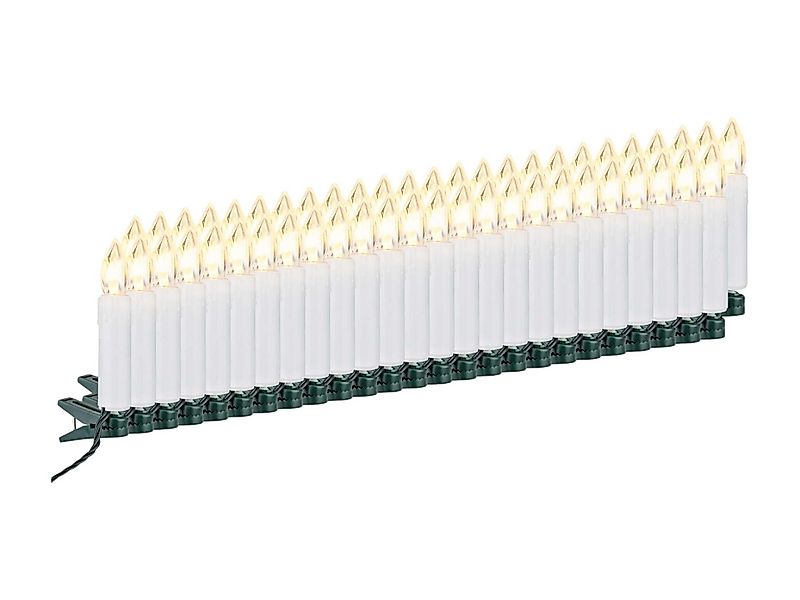 F-H-S International LED-Christbaumkerzen, 50-flammig, Baumkerzen weiß 7cm w günstig online kaufen