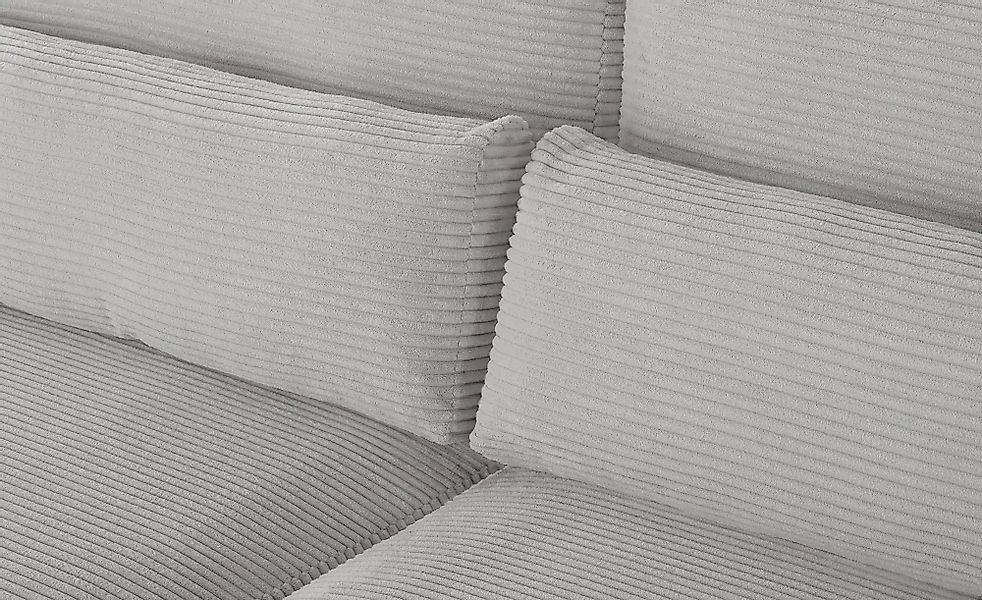 Big Sofa mit Schlaffunktion  Branna ¦ grau ¦ Maße (cm): B: 250 H: 101 T: 10 günstig online kaufen