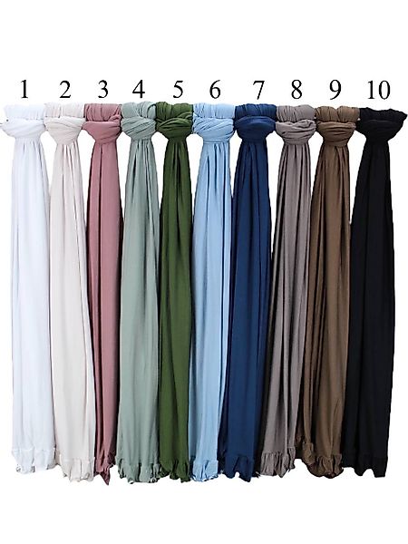 Aymasal Kopftuch Premium Jersey Hijab mit günstig online kaufen