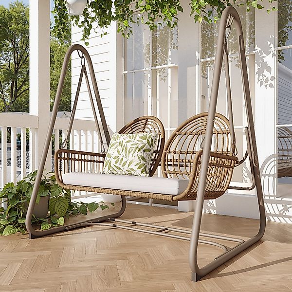TavilaEcon Schaukelstuhl Gartenschaukel, Gartenmöbel-Set für den günstig online kaufen
