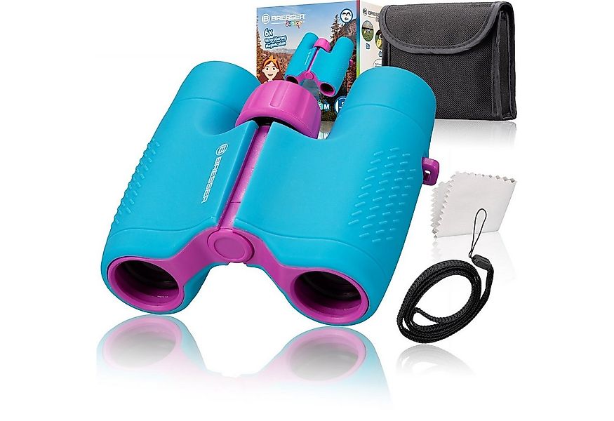 BRESSER junior Kinderfernglas 6x21 blau/violett Kinderfernglas günstig online kaufen