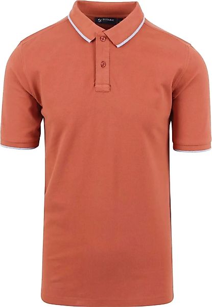 Suitable Respect Poloshirt Tip Ferry Terrakotta - Größe M günstig online kaufen