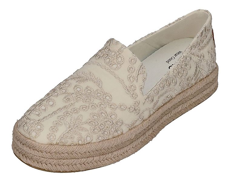 TOMS CAROLINA Espadrille Egret Botanical Eyelet günstig online kaufen