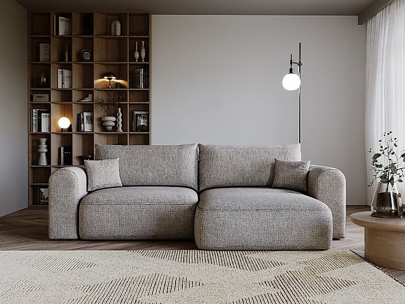 MKS MÖBEL Ecksofa NELSON, Set, Wellenfedern, günstig online kaufen