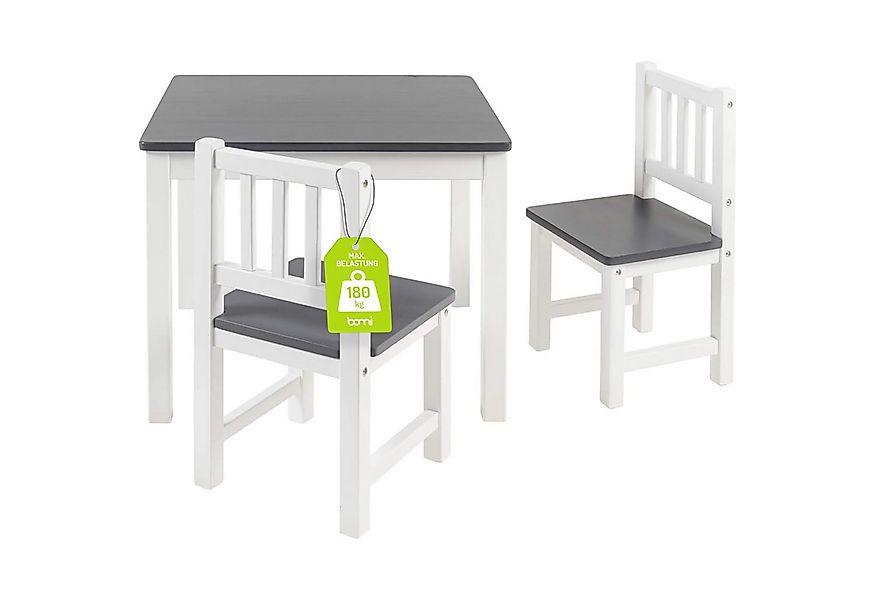 BOMI Kindersitzgruppe Holzsitzgruppe Amy, (Set, 3-tlg., oder 5 tlg. erhältl günstig online kaufen