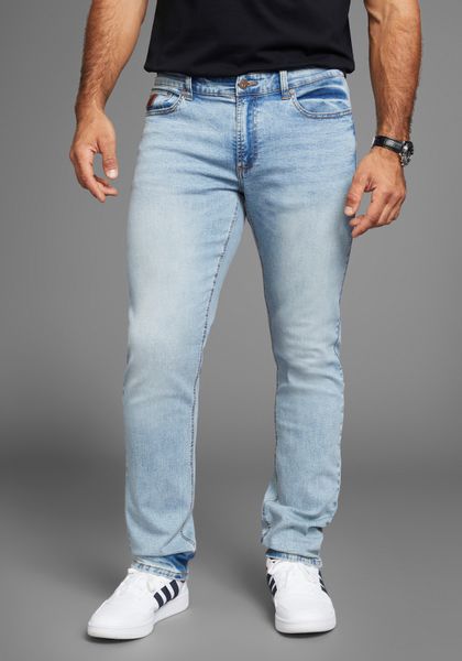 Bruno Banani Straight-Jeans "Hutch" gerade Beinform, teilweise mit modische günstig online kaufen