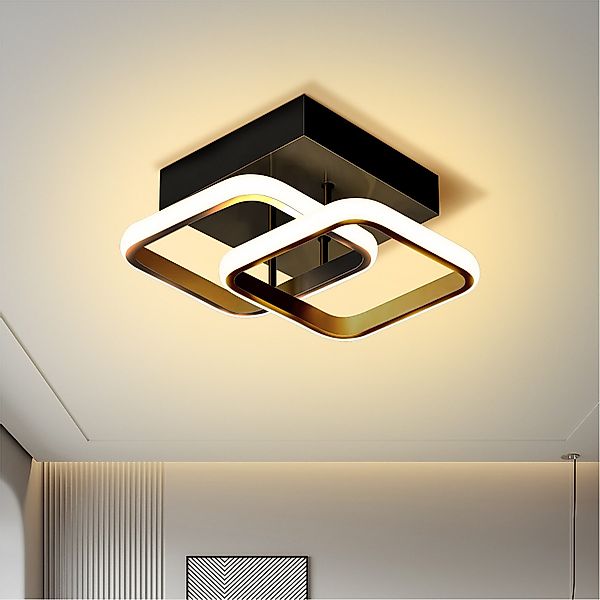 Senmudi Deckenleuchte Deckenlampe,Modern led deckenleuchte,28cm,12W, 6000K, günstig online kaufen