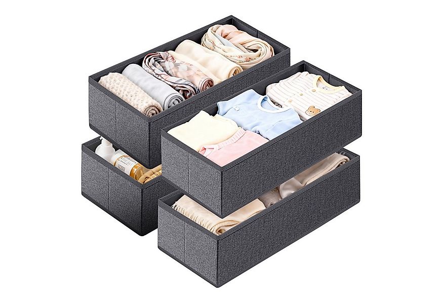 Sekey Aufbewahrungsbox Aufbewahrungsbox Set aus Vliesstoff – faltbarer, 4 S günstig online kaufen