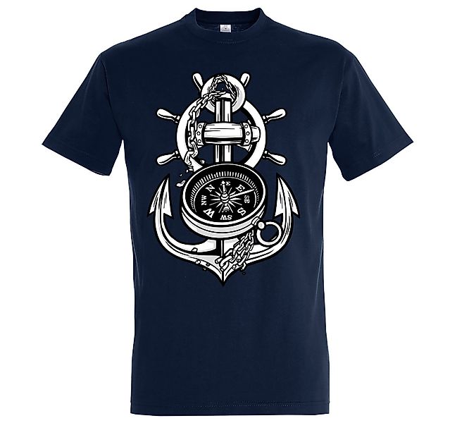 Youth Designz T-Shirt Anker Kompass Herren günstig online kaufen