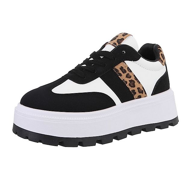 Ital-Design Damen Low-Top Freizeit Sneaker (88828664) Keilabsatz/Wedge Snea günstig online kaufen