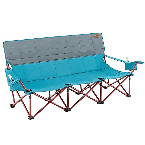 COSTWAY Campingstuhl, 3 Sitzer Klappstuhl, Faltstuhl, günstig online kaufen