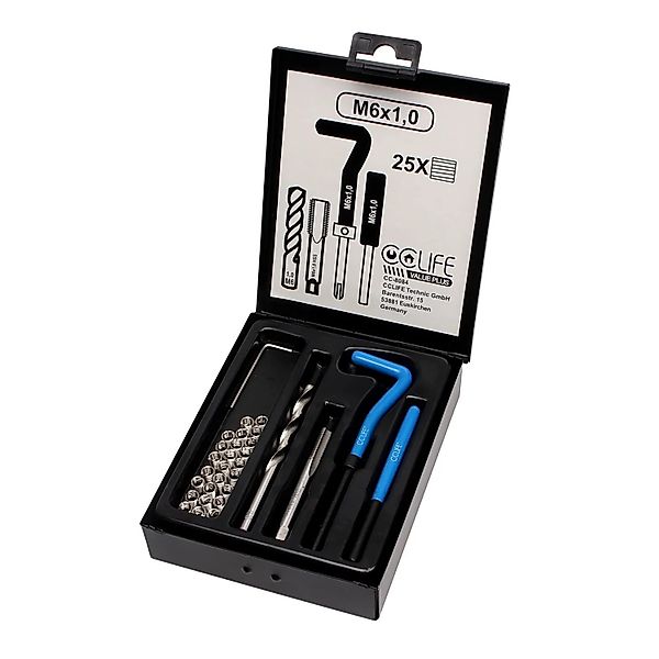 CCLIFE Gewindereparatur Satz M5-M14 Größe M6 x 10 Reparatur von Gewindebohr günstig online kaufen