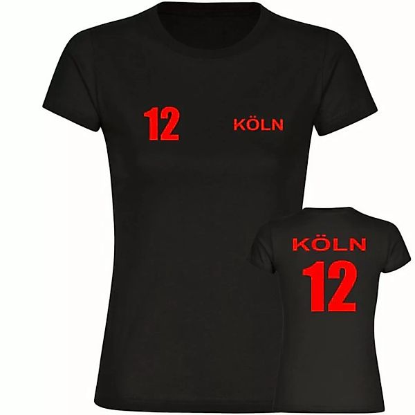 multifanshop T-Shirt Damen Köln - Trikot 12 - Frauen günstig online kaufen