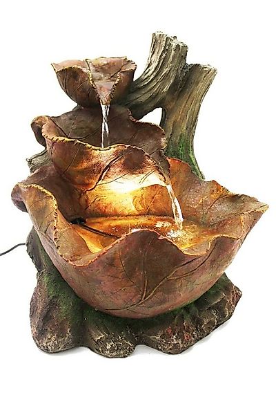 Arnusa Zimmerbrunnen Herbstlaub Gartenbrunnen BK853, mit LED Beleuchtung fü günstig online kaufen