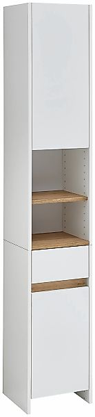 Saphir Hochschrank "Quickset 100, Badschrank 32,4 cm, 2 Türen und 1 Schubla günstig online kaufen