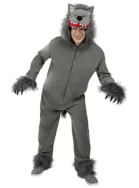 Metamorph Kostüm Wolf Kostümoverall, Bequemes Tierkostüm - auch als Werwolf günstig online kaufen