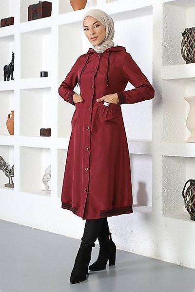 MODAMİHRAM Trenchcoat Kapuzen-Ripp-Trenchcoat günstig online kaufen