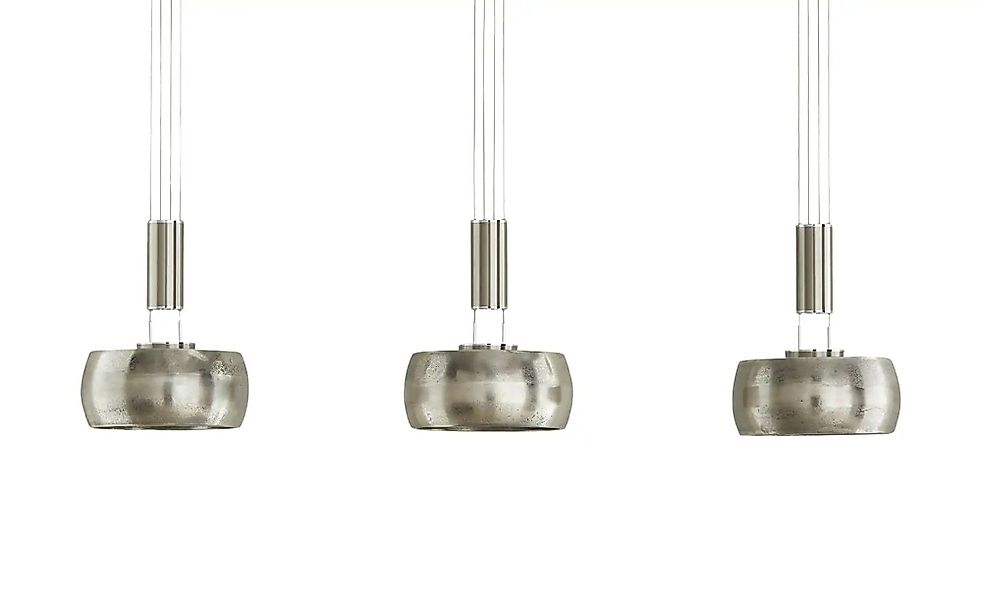 Fischer-Honsel LED-Pendelleuchte  3-flammig  Schirme Nickel-matt antik   ¦ günstig online kaufen