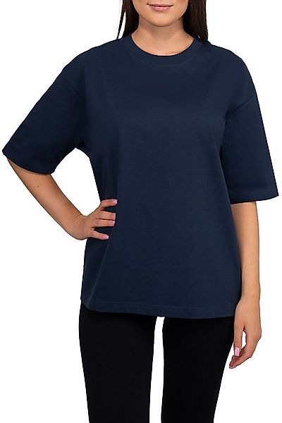 Reichstadt Oversize-Shirt Kurzarm Rundhals Damen T-Shirt 25RSW070 in kräfti günstig online kaufen
